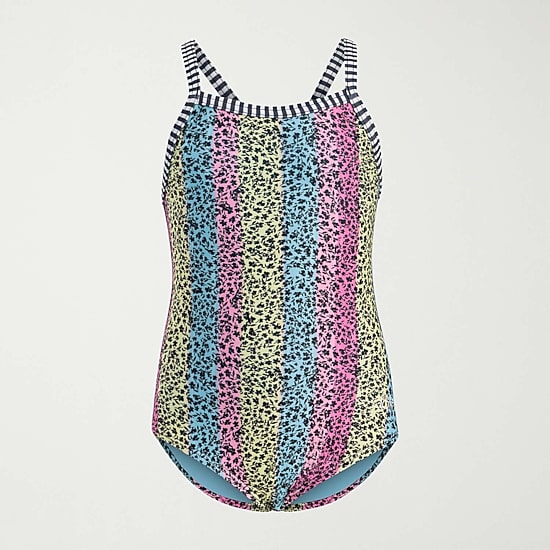 Dolfin Toddler Girls Easy-on + Easy-off Sleeveless One Piece Swimsuit