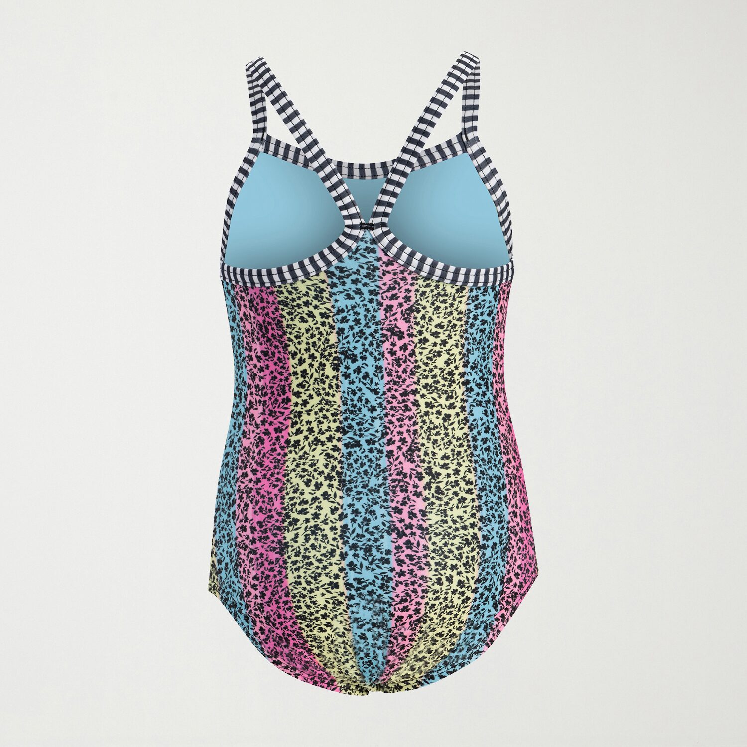 Dolfin Toddler Girls Easy-on + Easy-off Sleeveless One Piece Swimsuit