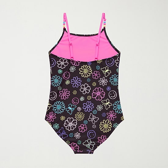 Thereabouts Little & Big Kid Girls Sleeveless One Piece Swimsuit