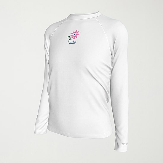 Nike Little & Big Kid Girls Long Sleeve One Piece Swimsuit