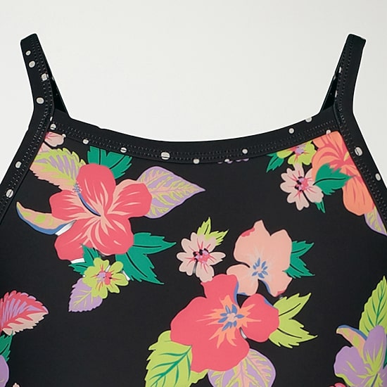 Roxy Big Kid Girls Floral Sleeveless One Piece Swimsuit