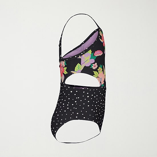 Roxy Big Kid Girls Floral Sleeveless One Piece Swimsuit