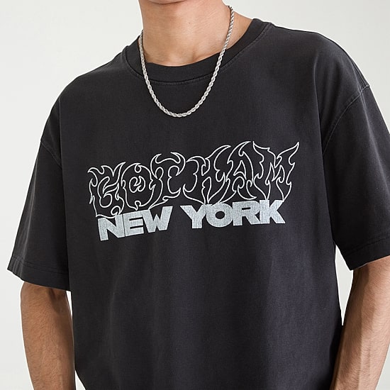 AEROPOSTALE Mens Crew Neck Short Sleeve Boxy Fit Graphic T-Shirt