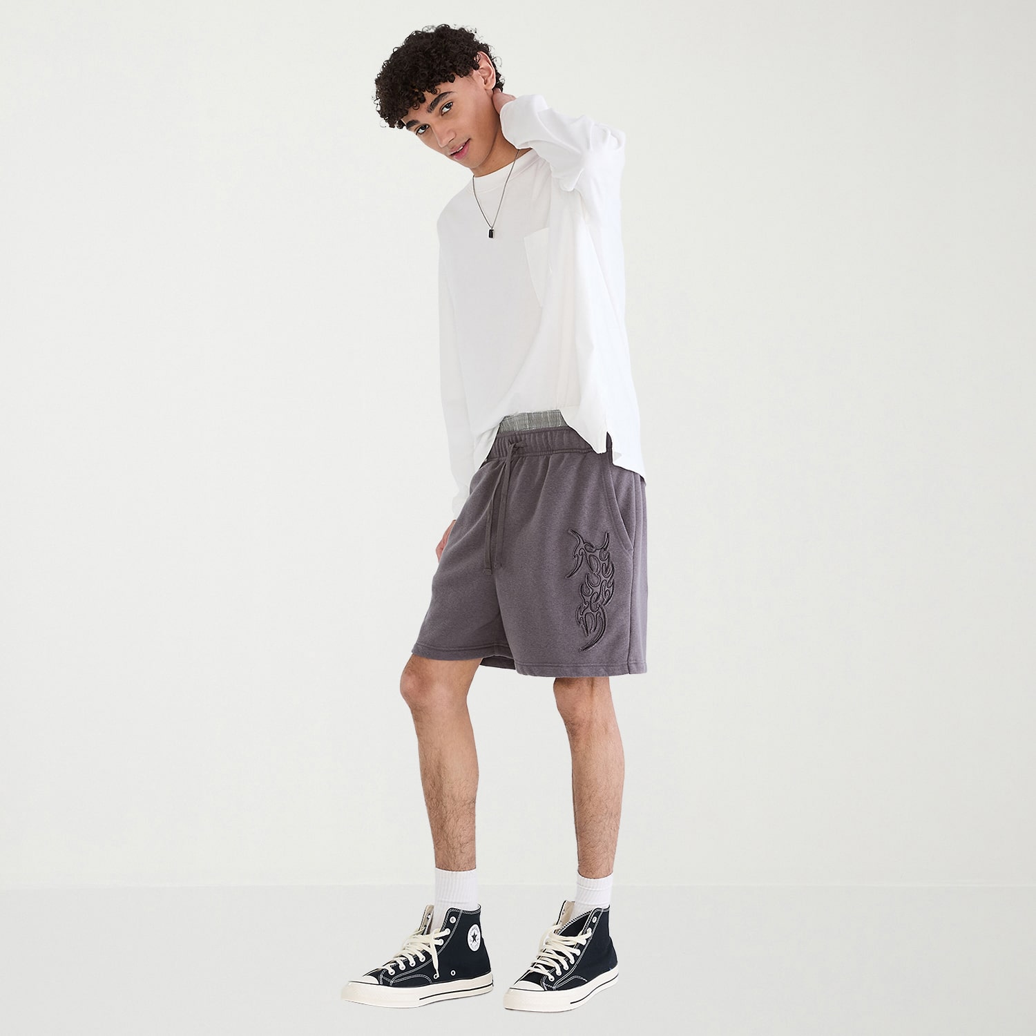 AEROPOSTALE Cloud Soft Graphic Mens 5 1/2" Pull-On Short