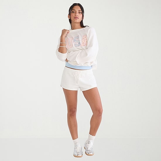 AEROPOSTALE Womens Low Rise Juniors Pull-On Short