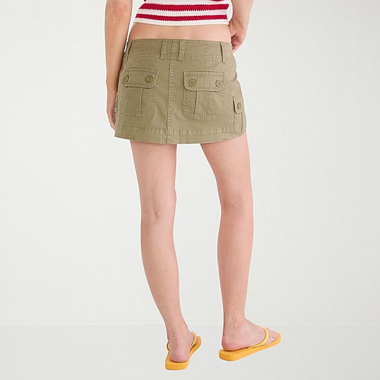 AEROPOSTALE Womens Juniors Mid Rise A-Line Skirt