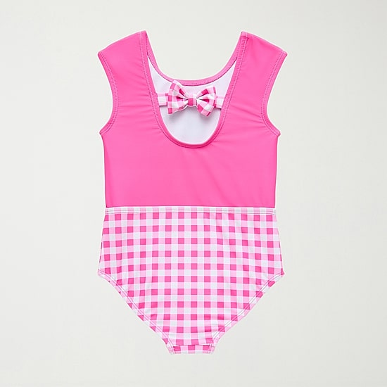 Disney Collection Little & Big Kid Girls Minnie Mouse Sleeveless One Piece Swimsuit