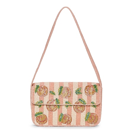 SOL and MER Beaded Pool Ladies Shoulder Bag, Color: Pool Ladies