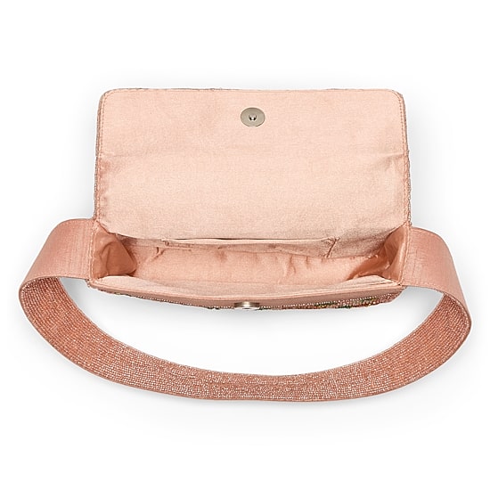 SOL and MER Beaded Peaches Shoulder Bag