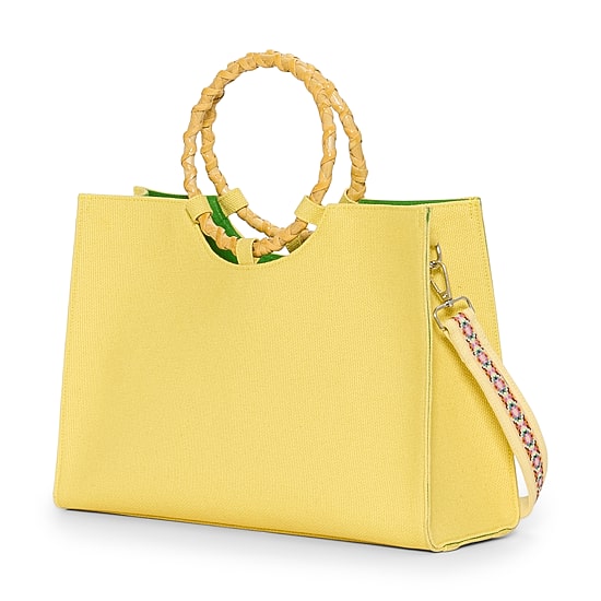 SOL and MER Beaded Tucan Tote Bag