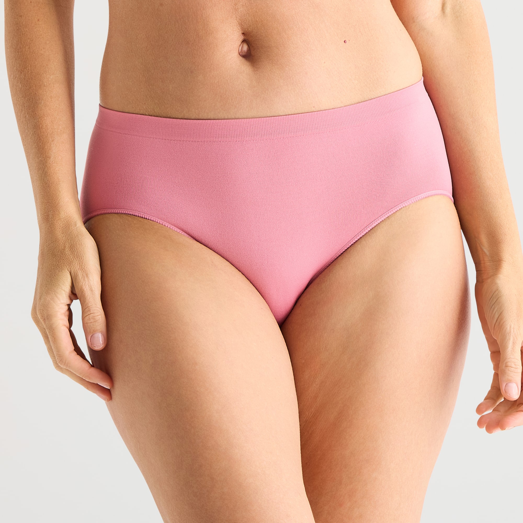 Ambrielle Womens Seamless Brief Panty