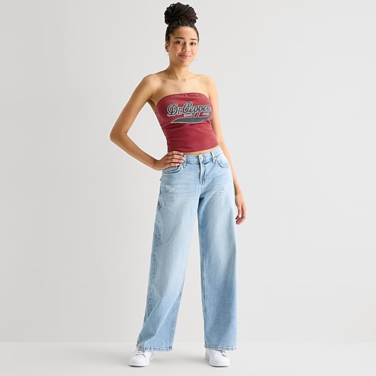Dr Pepper Womens Juniors Tube Top