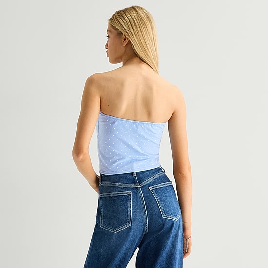 Womens Juniors Cinnamoroll Tube Top