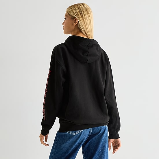 Dr Pepper Womens Juniors Long Sleeve Fleece Hoodie