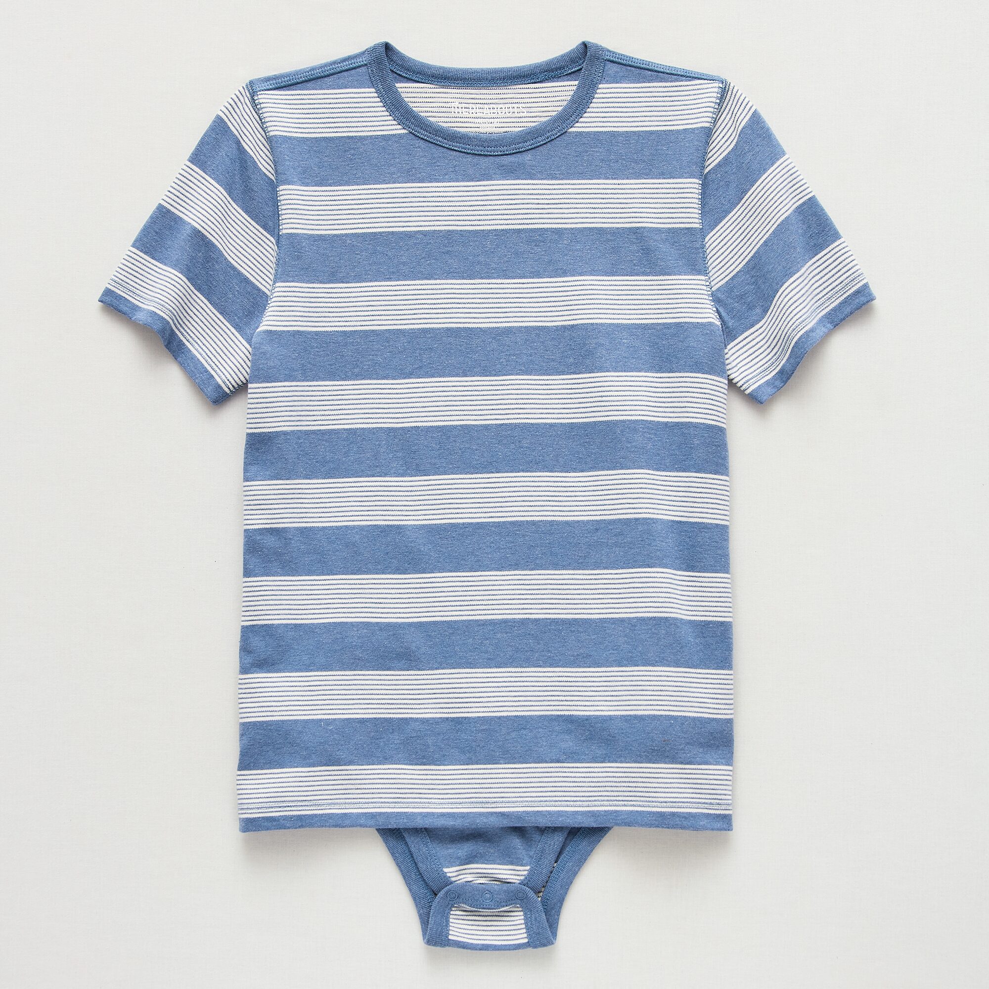 Thereabouts Little & Big Kid Boys Bodysuit Closure Easy-on + Easy-off Adaptive Crew Neck Short Sleeve