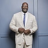 Shaquille O'Neal XLG™ Mens Stretch Fabric Regular Fit Plaid Big and Tall Suit Jacket