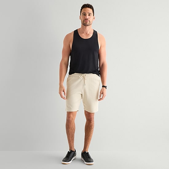 Xersion Double Knit Mens 9" Mid Rise Workout Shorts