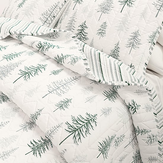 Linery Rustic Winter Quilt Set