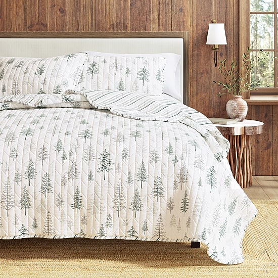 Linery Rustic Winter Quilt Set
