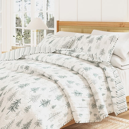 Linery Rustic Winter Quilt Set