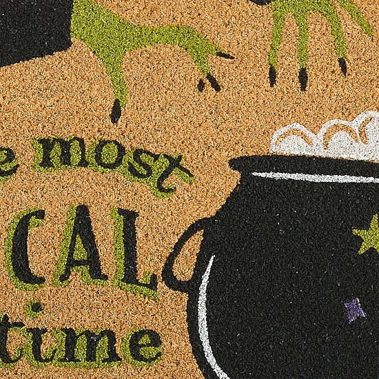 Layerings Cauldron Indoor Outdoor Rectangular Doormat