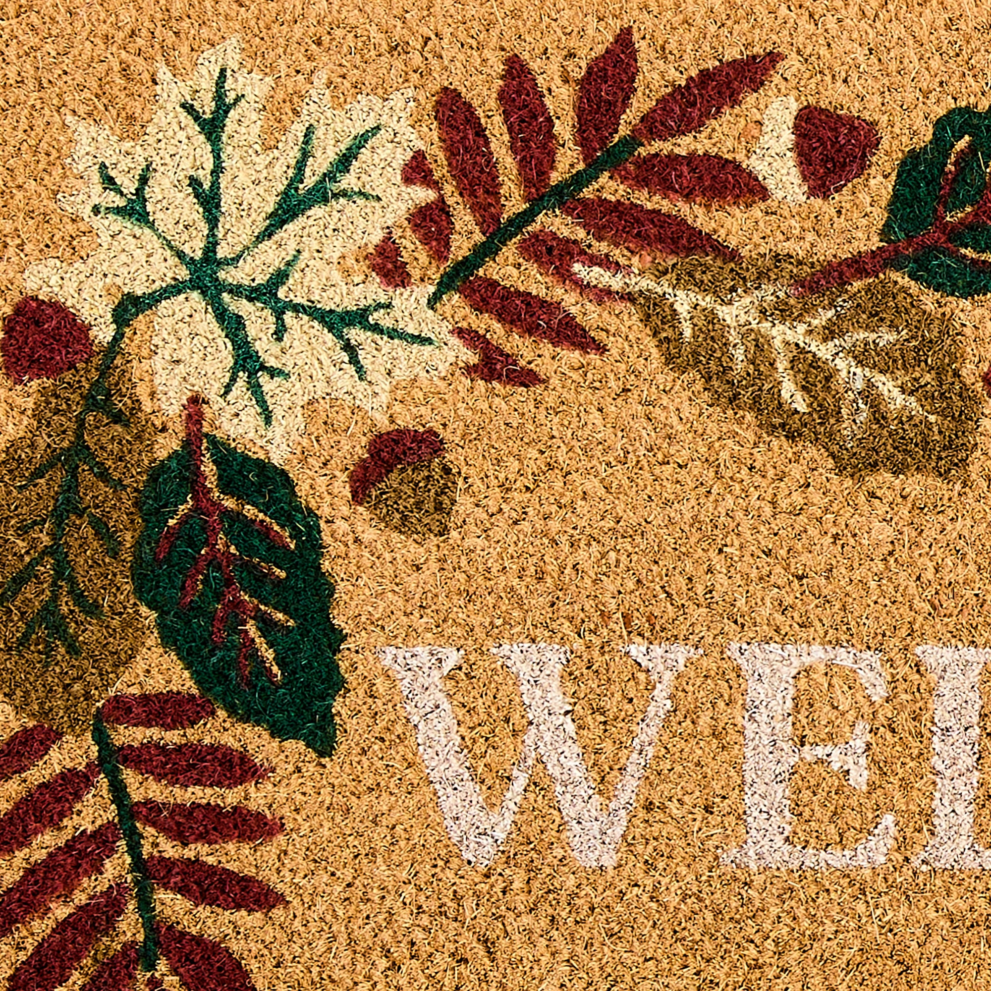 Layerings Welcome Layered Set Indoor Outdoor Rectangular Doormat