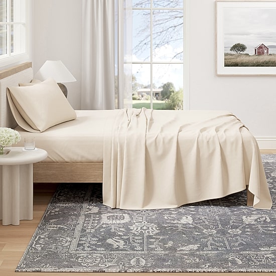 Linery Heathered Jersey Sheet Set