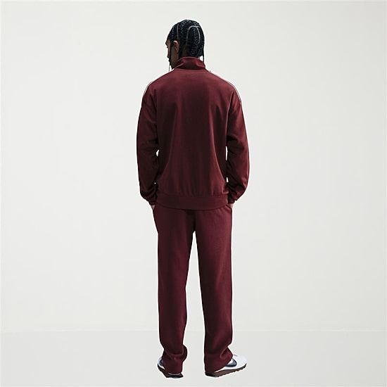Nike Fleece Mens Straight Mid Rise Regular Fit Workout Pant
