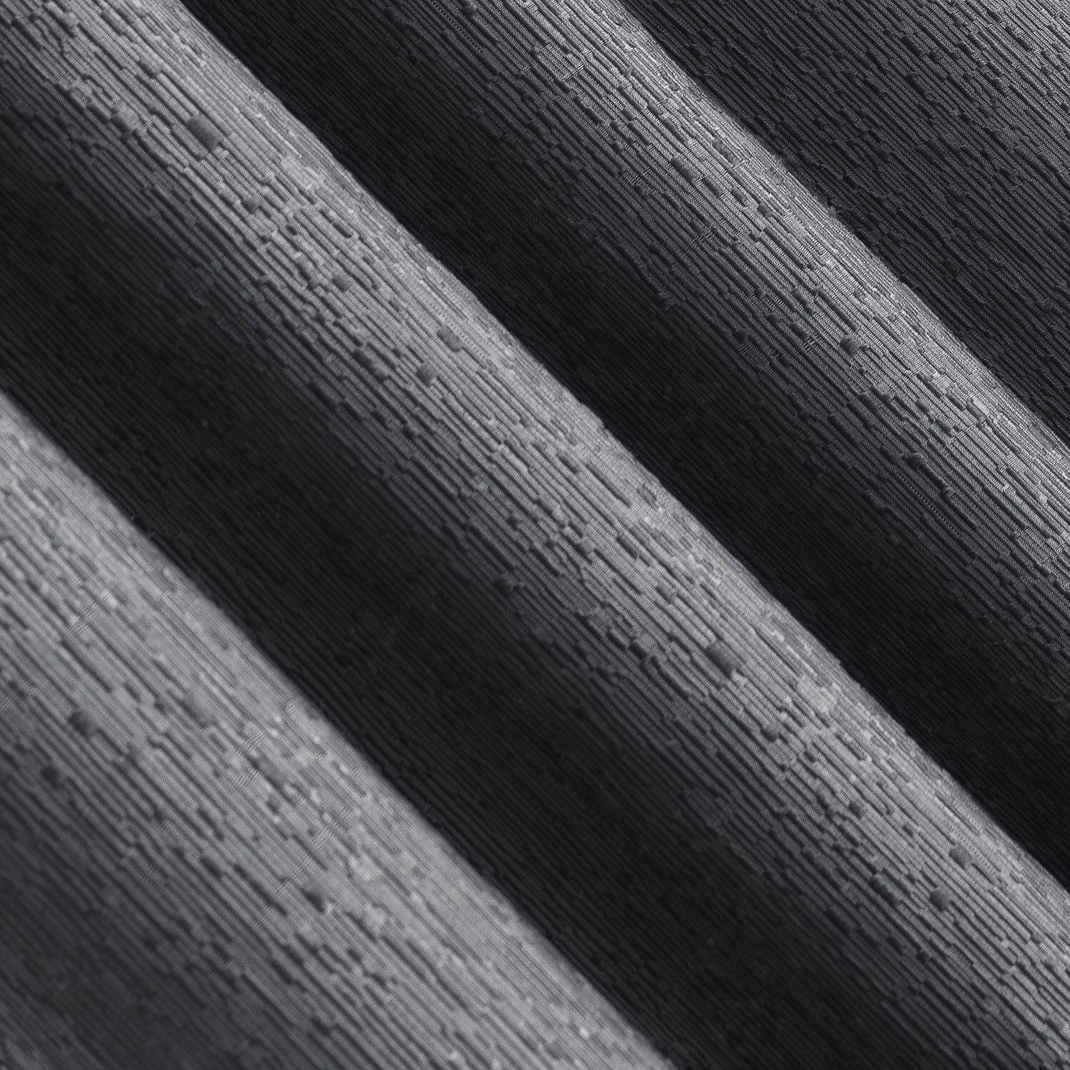 Sun Zero Noir Dimensional Thermal Extreme Grommet Top Energy Saving 100% Blackout Single Curtain Panel