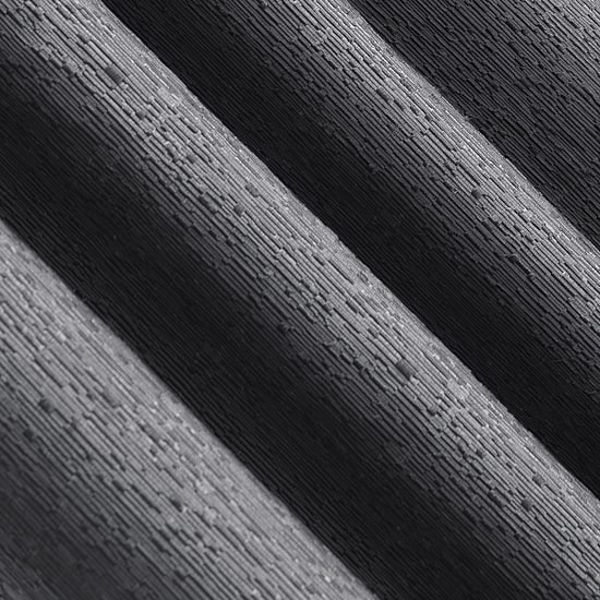 Sun Zero Noir Dimensional Thermal Extreme Grommet Top Energy Saving 100% Blackout Single Curtain Panel