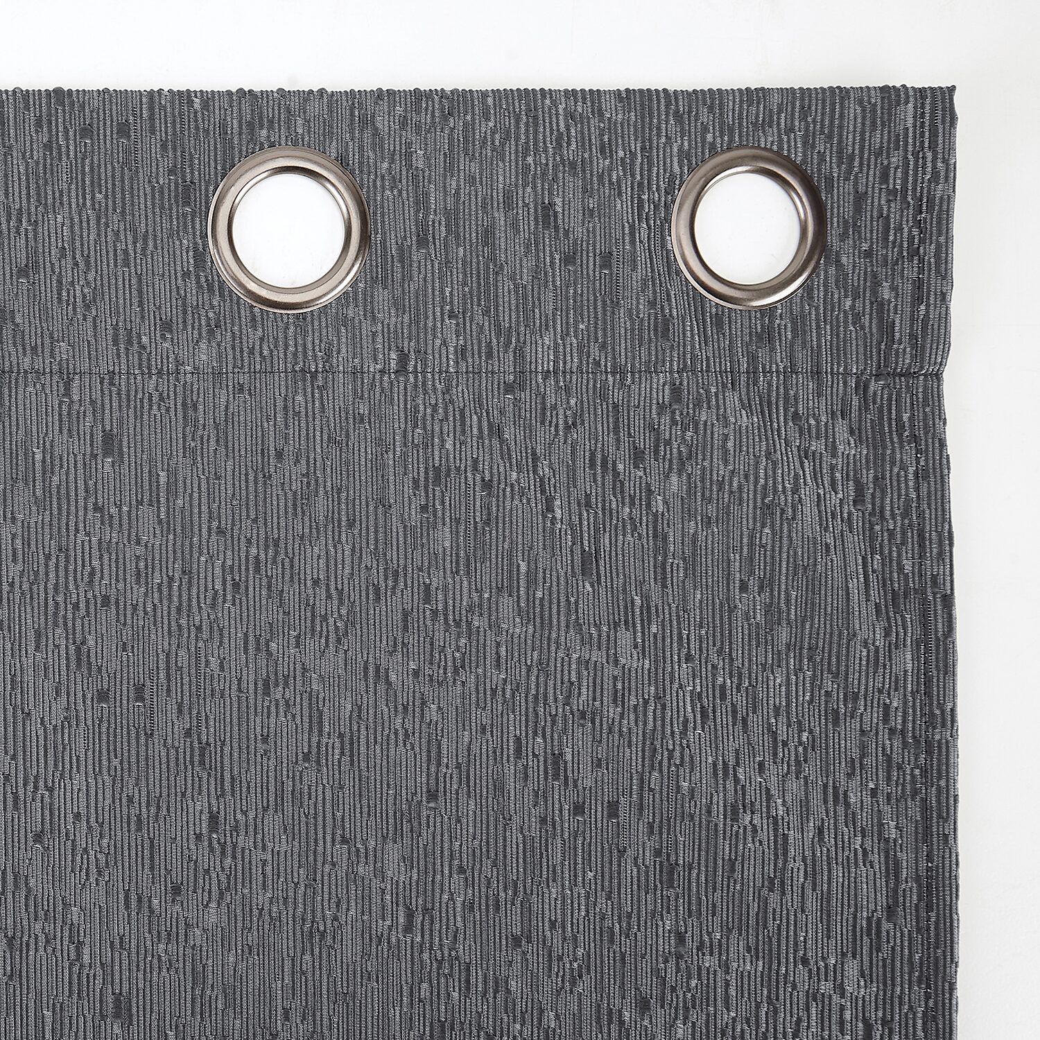 Sun Zero Noir Dimensional Thermal Extreme Grommet Top Energy Saving 100% Blackout Single Curtain Panel