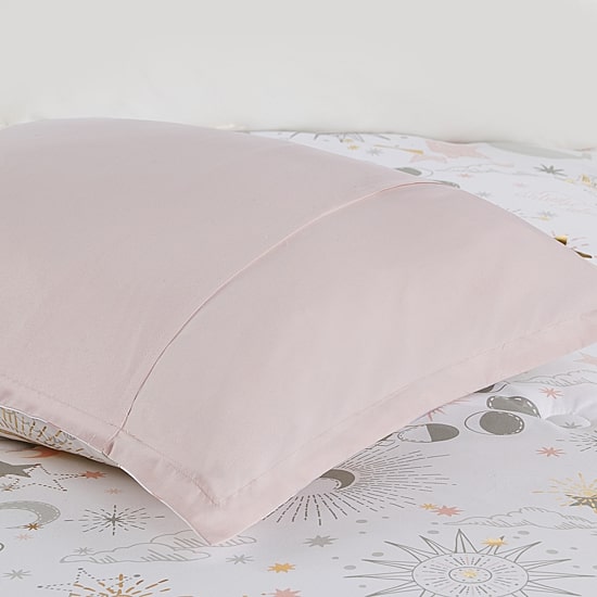 Intelligent Design Ariella Starry Sky Metallic Comforter Set with Throw Pillow