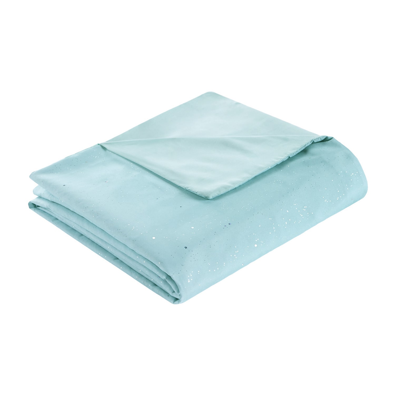 Mi Zone Sparkle Reversible Duvet Cover Set with decorative pillow