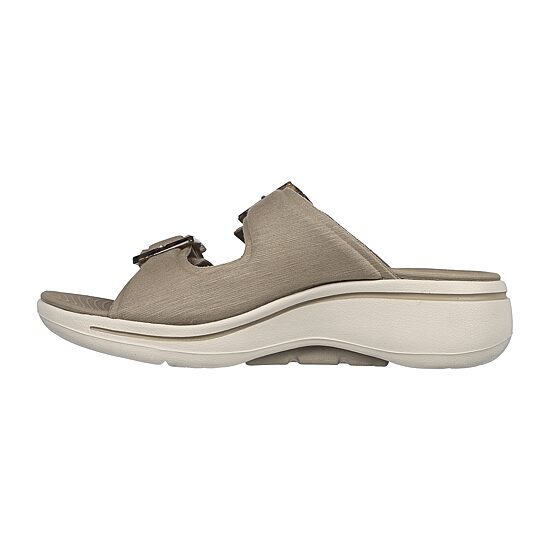 Skechers Womens Go Walk Arch Fit Martha Stewart Slide Sandals