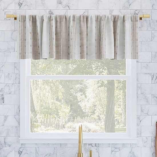 Archaeo Cassidy Rod Pocket Tailored Valance