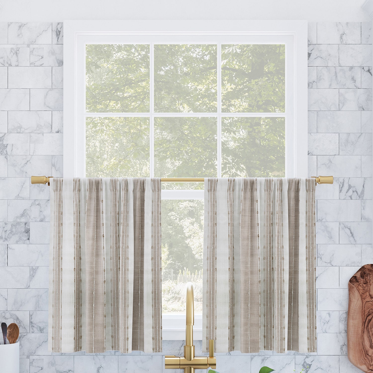 Archaeo Cassidy 2-pc. Rod Pocket Window Tier