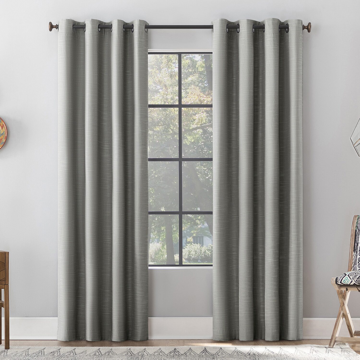 Archaeo Gelso Grommet Top 100% Blackout Single Curtain Panel