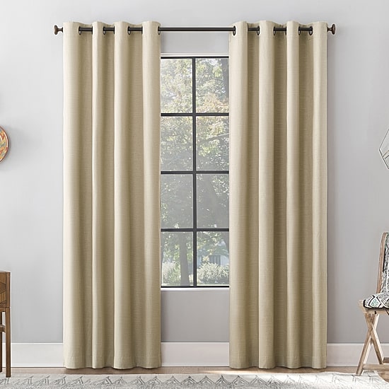 Archaeo Gelso Grommet Top 100% Blackout Single Curtain Panel