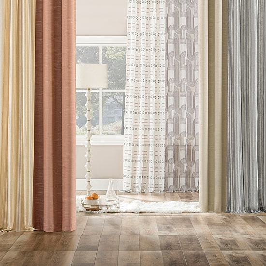 Archaeo Gelso Grommet Top 100% Blackout Single Curtain Panel
