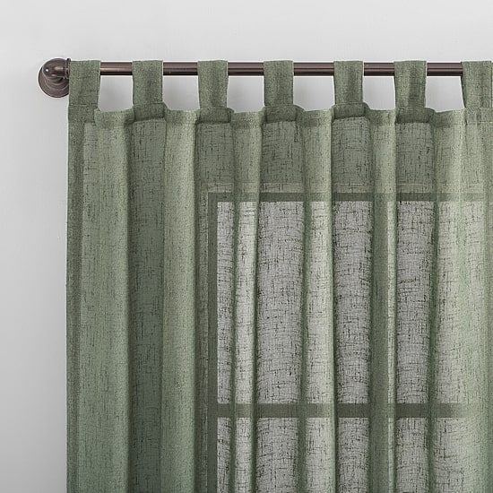 Archaeo Tansy Tab Top Light-Filtering Single Curtain Panel