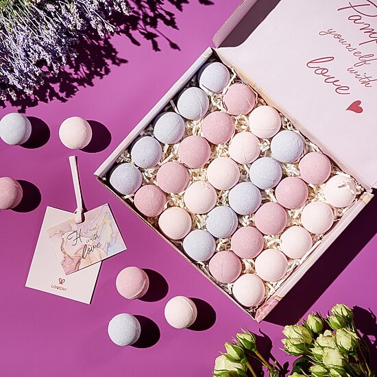 LOVERY™ Bath Bombs Gift Set - 30pc Spa Body Care Balls In Variety Scents