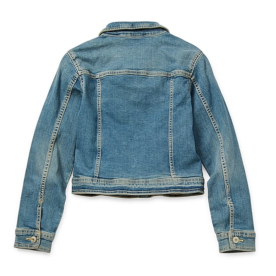 Thereabouts Little & Big Kid Girls Denim Lightweight Puffer Jacket