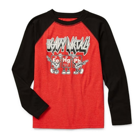 Thereabouts Little & Big Kid Boys Crew Neck Long Sleeve Regular Fit Graphic T-Shirt