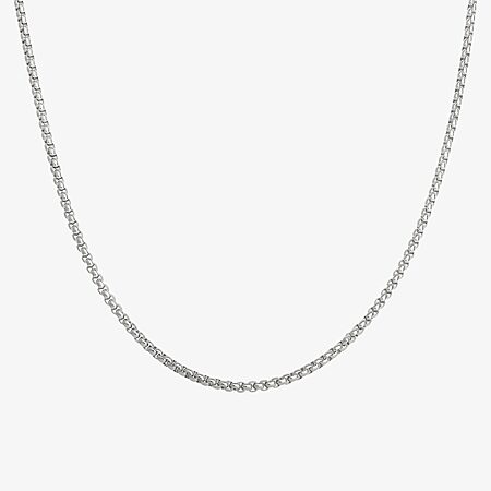 Shaquille O'Neal XLG™ Mens White Cubic Zirconia Stainless Steel 22