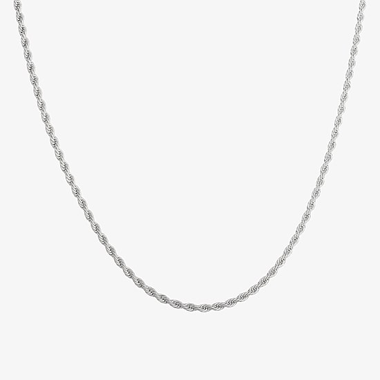 Shaquille O'Neal XLG™ Mens Stainless Steel 24 Inch Rope Chain Necklace