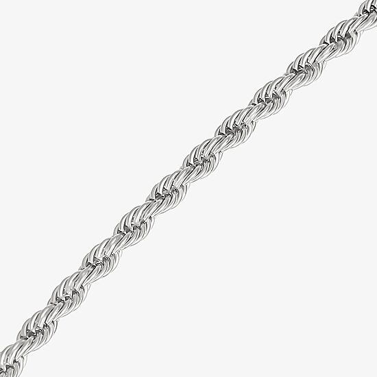 Shaquille O'Neal XLG™ Mens Stainless Steel 24 Inch Rope Chain Necklace