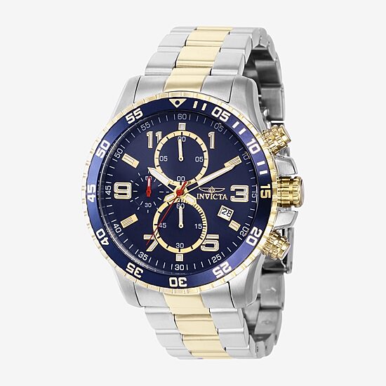 Invicta Mens Two Tone Stainless Steel Bracelet Watch 36984