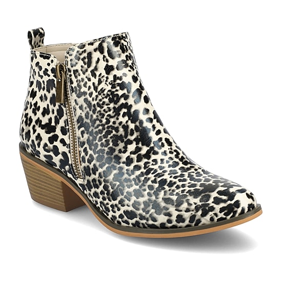 Journee Collection Womens Rebel Block Heel Booties