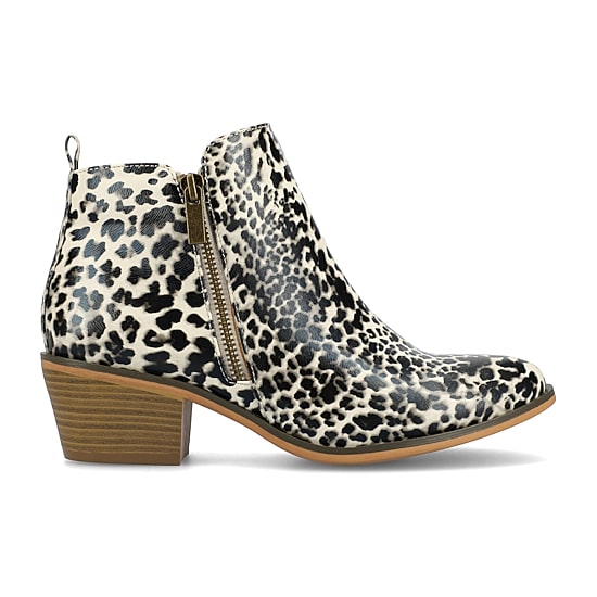 Journee Collection Womens Rebel Block Heel Booties