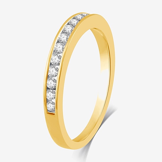 1/4 CT. T.W. Lab-Grown Diamond Wedding Band in 10K or 14K Gold
